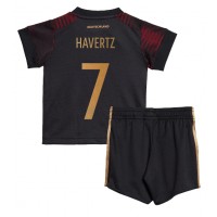 Nemecko Kai Havertz #7 Vonkajší Detský futbalový dres MS 2022 Krátky Rukáv (+ trenírky)